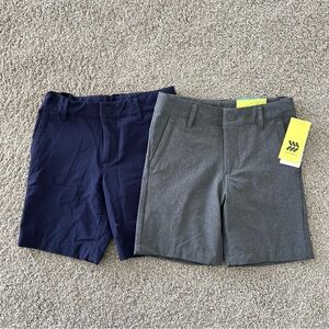 Navy and Gray boys golf shorts. Size 6 shorts